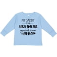 thumbnail image 3 of Inktastic My Daddy is a Firefighter and a Hero Boys or Girls Long Sleeve Toddler T-Shirt, 3 of 5