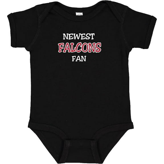 Newest Falcons Fan Cute Baby Boy Outfit Football Bodysuit (6 Months)