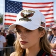 thumbnail image 2 of TOWED22 250 Anniversary USA Hat Adjustable 250 Year American Anniversary Hat USA Patriotic Caps Retro Embroidered Cap for Men Women C, 2 of 3