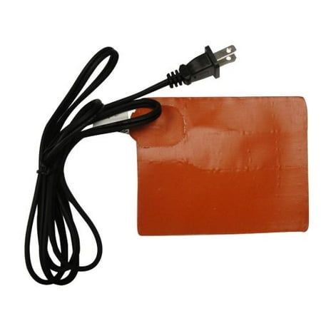Silicone Pad Heater Farm Tractor 150 Watt 120V Dimensions: 4" X 5