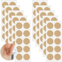 100 Dots/50 Pairs Earring Support Patches, Drooping Earring Disc Ear Lobe Back Support, Earring Backs Earlobe Lifter for Supporting Heavy Earrings Studs Brooches