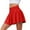 Red, variant on Abomasnow Women's Pleated Tennis Skirt Golf Skorts for Woman High Waisted Tummy Control Yoga Skirts with Pockets