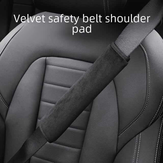 Funda protectora de hombro para cinturón de seguridad de automóvil, funda protectora de hombro de gamuza, funda protectora suave para cinturón de seguridad de automóvil, funda protectora de felpa,
