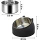 thumbnail image 4 of PINVNBY 4 cuencos elevados para gatos inclinados 15 °, alimentador de Bulldog elevado, antiderrames, plato de comida para perros y gatitos, antideslizante, desmontable, base inclinada de acero inoxida, 4 of 4