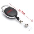 thumbnail image 3 of Retractable Recoil ID Badge Lanyard Name Tag Key Card Holder Chain Reel, 3 of 6
