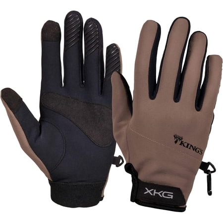 King s Camo Men s Conductive Polyester Hunting Gloves Dark Khaki XL