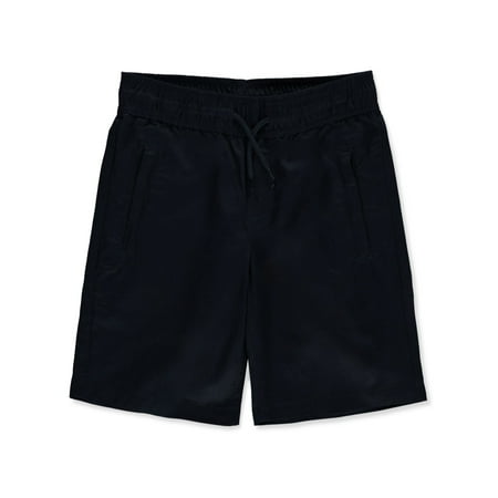 French Toast Boys' Pull-On Zip Pocket Shorts Color: navy Size: 12