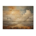 thumbnail image 3 of Designart "Clouds Prairies compositions V" Landscapes Print on Natural Pine Wood, 3 of 5
