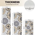 thumbnail image 4 of Beige Ethnic Mandala Pattern Kitchen Rugs Sets Of 3,Kitchen Runner Rugs Non Skid Washable,Decorative Kitchen Floor Mats for Kitchen,Sink,Laundry,17"x30"+ 17"x47" + 17"x59", 4 of 6