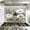 Color 2, variant on Kitchen Backsplash Peel and Stick Wall Murals Romantic Nostalgic Flower Soft Metallic Removable Mural 35.4"W x 23.6"H, Oil Proof Vinyl Wallpaper for Fireplace & Behind Stove