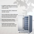 thumbnail image 5 of Ataucjin Beverage and Wine Cooler - Dual Zone, Built-in and Freestanding, Holds 54 Cans and 20 Bottles, Independent Temperature Control, Upgraded Quiet Compressor., 5 of 7