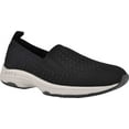 thumbnail image 1 of Women's Easy Spirit Tech2 Slip On Sneaker Black/Black Recycled Knit 7.5 WW, 1 of 5