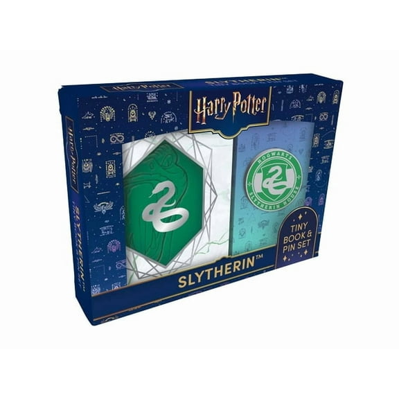 Harry Potter Harry Potter: Slytherin Tiny Book and Pin Set, (Paperback)