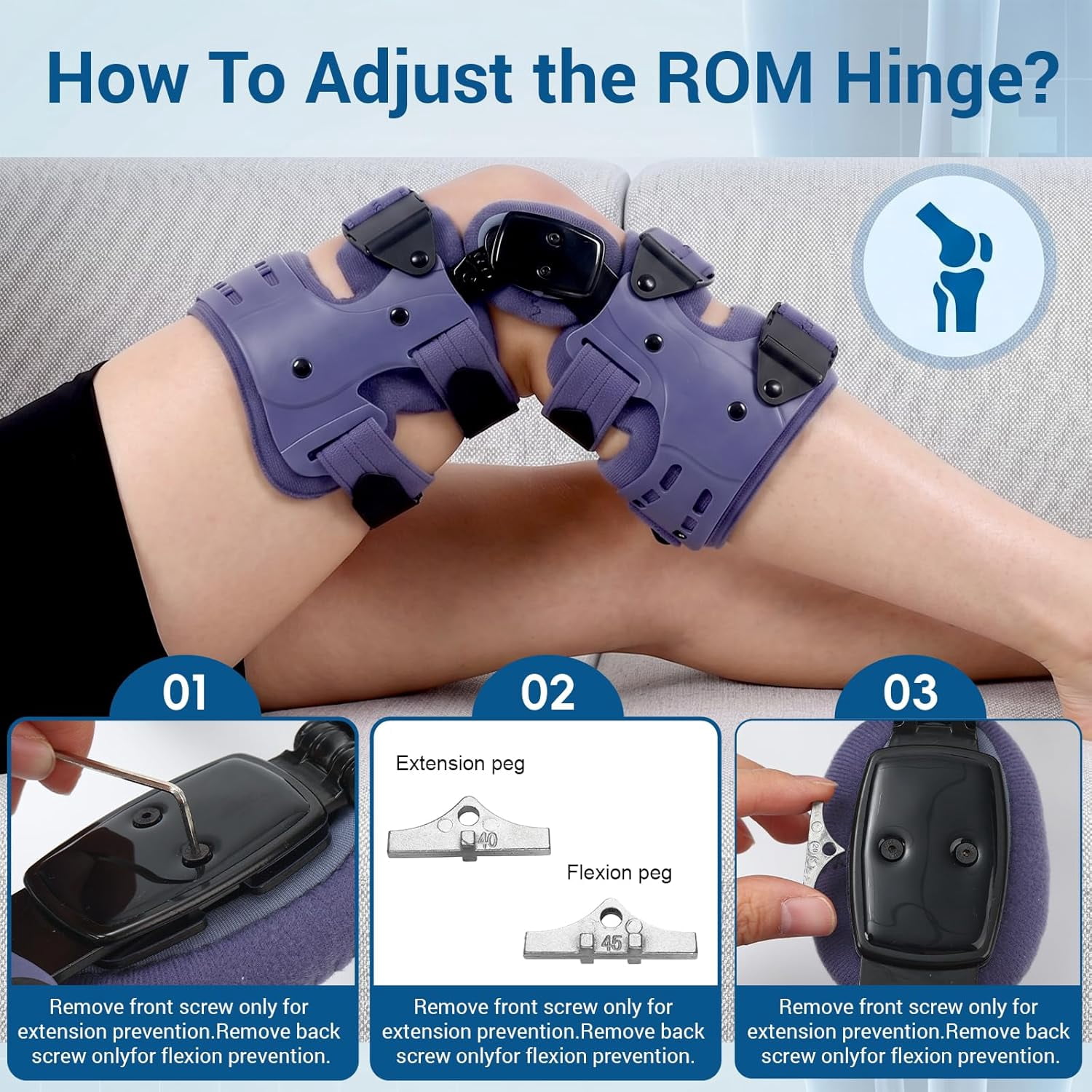 OA Unloader Knee Brace for Osteoarthritis - Adjustable Valgus/Varus Correction Knee Support with ROM Control & Bone-on-Bone Stabilization for Men & Women&nbsp;