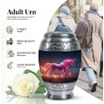 thumbnail image 3 of Sparkling Trot Urn For Human Ashes Adult Men - Urn For Ashes For Women & Men - Urns For Human Ashes Adult Female - Burial Urns Urn For Ashes For Women - Velvet Bag Included (Size -10inch), 3 of 5