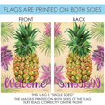 thumbnail image 5 of Toland Home Garden Welcome Floral Pineapple Welcome Flag Double Sided 12x18 Inch, 5 of 5