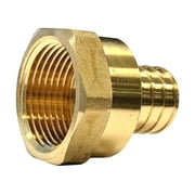 Libra Supply 1/2 inch Lead Free PEX Copper Female Adapter, Barb x FIP, 1/2'', 1/2-inch Pipe Fitting Plumbing Supply