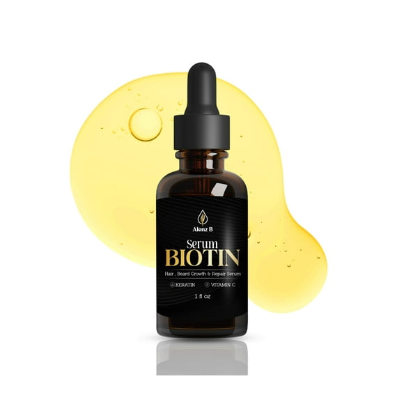 MAX CONCENTRATION - SERUM BIOTIN - 100% NATURAL Scalp and Beard Growth Boost Y
