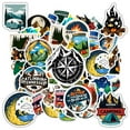 thumbnail image 6 of 35pcs Hiking Stationery Stickers Adventure Waterproof Graffiti Decals Nature DIY Stickers for Laptops Suitcases Notebooks, 6 of 9