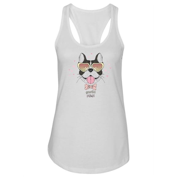 Gentleman French Bulldog Tank Women -Image by Shutterstock, Female Small
