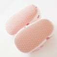 thumbnail image 5 of Sock Shoes Toddler Size 0-6 Months Strawberry Prints Soft Non Floor Flats Comfort Lightweight Elastic First Birthday Pink Boots, 5 of 6