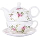 thumbnail image 1 of Juego de Té de Porcelana YONGSHENG Tetera y Taza Floral Flores de Ratán, 1 of 5