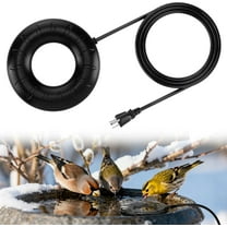 6.6ft Cord Bird Bath Heater for Outdoors in Winter - 70W Submersible Energy-Saving Chicken Coop Water Deicer with Thermostatic Control for Yard Patio to Keep Water Ice-Free