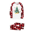 thumbnail image 3 of Your-Sty Christmas Pajamas for Family, Xmas Pajamas Family Christmas Pjs Matching Sets Holiday Colorful Christmas Tree Print Nightwear Jammies, 3 of 8