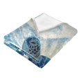 thumbnail image 6 of Qxltty Deep Blue Sea Turtle Soft Cozy Fluffy Blankets for Couch Sofa Chair Bed Camping Picnic Travel Lightweight Bed 50×60inch, 6 of 7