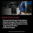 thumbnail image 4 of Schumacher Electric Wheeled Manual 10A Car Battery Charger and 200A Engine Starter, 40A Boost, 6V/12V Sport, Auto, and Marine Batteries, SC1446, 4 of 9