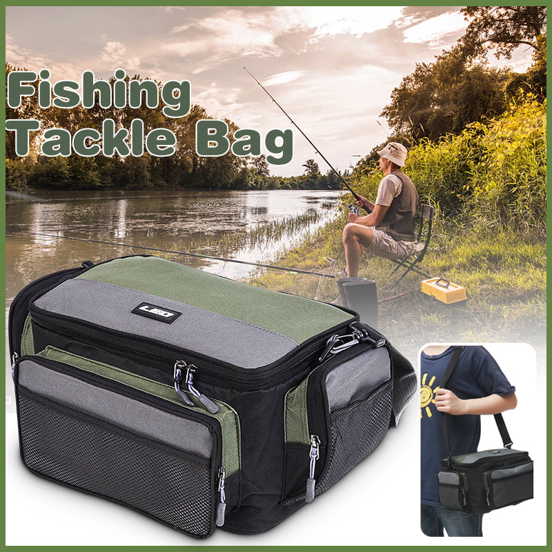 Fishing Tackle Bag Shoulder Pack Storage Box Waist Large Lure Carry Travel Bags 