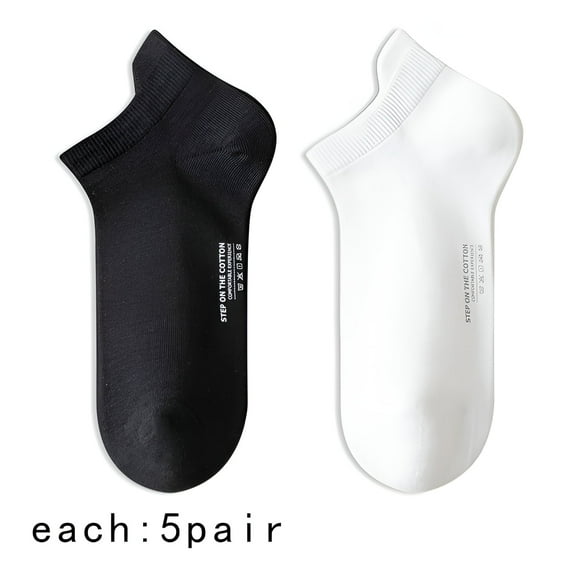 TELOLY 10Pcs Ankle Socks for Women,Soft Cotton Fabric No Show Socks Womens,Comfortable Foot Coverage Womens Ankle Socks,Multicolor