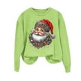 thumbnail image 4 of Neewe Women's Christmas Printed Casual Crew Neck Sweatshirt Loose Soft Long Sleeve Pullover Tops, 4 of 4