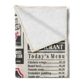 thumbnail image 2 of Retro Soft Flannel Fleece Throw Blanket, Retro Newspaper Magazine Design Outdated Layout Different Topics Title, Cozy Plush for Indoor and Outdoor Use, 70" x 90", Pink Beige Grey Teal, by Ambesonne, 2 of 5