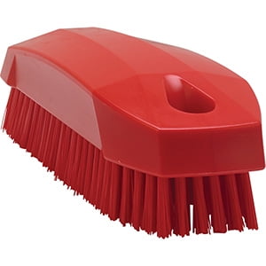 Vikan Small Hand Brush- Stiff - Red (3 Units)