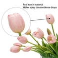 thumbnail image 3 of Ramo de tulipanes artificiales DUYONE Real Touch de látex, 15 unidades, 3 of 6