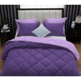 thumbnail image 6 of DNG Creations 5 Piece Reversible Diamond Pattern Comforter ( Lilac/Purple Colour ) 550 GSM All - Season 100% Egyptian Cotton, 800 TC - California King - Size, 6 of 7