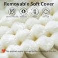 thumbnail image 2 of Almohada de respaldo ENITYA, silla de apoyo a la lectura con almacenamiento, color marfil, 2 of 7
