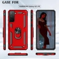 thumbnail image 6 of Case for Samsung Galaxy S21 FE Case,Heavy Duty Drop Protection Rugged Shockproof/Dust Proof,Case for Samsung Galaxy S21 FE Case red, 6 of 12