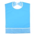 thumbnail image 2 of Babero impermeable para adultos NikouMX Babero para personas mayores Color rosa naranja verde claro azul cielo, 2 of 8