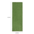 thumbnail image 5 of Mainstays Traditional Solid Green Shag Indoor Runner Rug, 2' x 6', 5 of 8