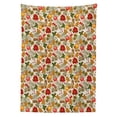 thumbnail image 3 of Ambesonne Christmas Tablecloth Rectangular Table Cover, Vivid Colorful Xmas, 60"x84", Multicolor, 3 of 4