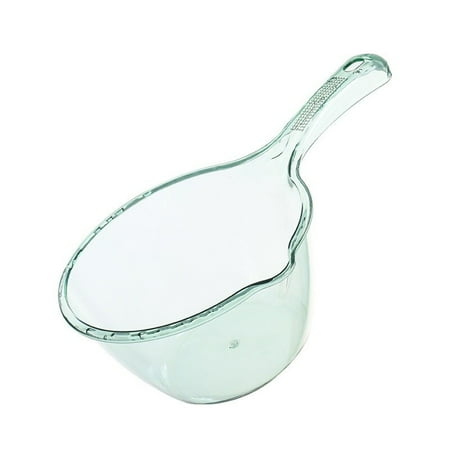 

Simple Household Kitchen Water Scoop Thick Plastic Water Scoop Bath Scoop Scoop Water Bleach Scoop Long Handle Shampoo Spoon