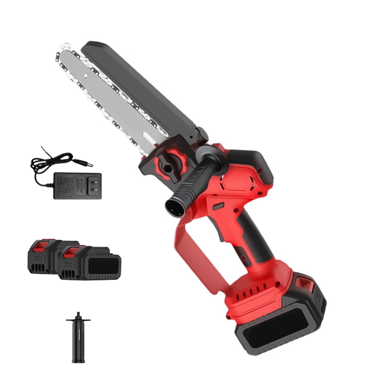 4820V Mobile Chainsaw With Nonbrush Motor And 2 Permanent Batteries For Efficient Garden Pruning And Cutting