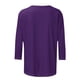 thumbnail image 5 of Xuyuer Abstract Print 3/4 Sleeve Loose Tee - Women's Casual Round Neck 3/4 Sleeve Top for Weekend Farmers Market Visits, Creative Studio Outings, and Relaxed Artistic Daily Wear, 5 of 5