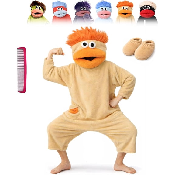 Funny Big Mouth Monster Onesie Adult Costume Pajamas, Cozy Sleepwear for Lounging Parties Home Wear