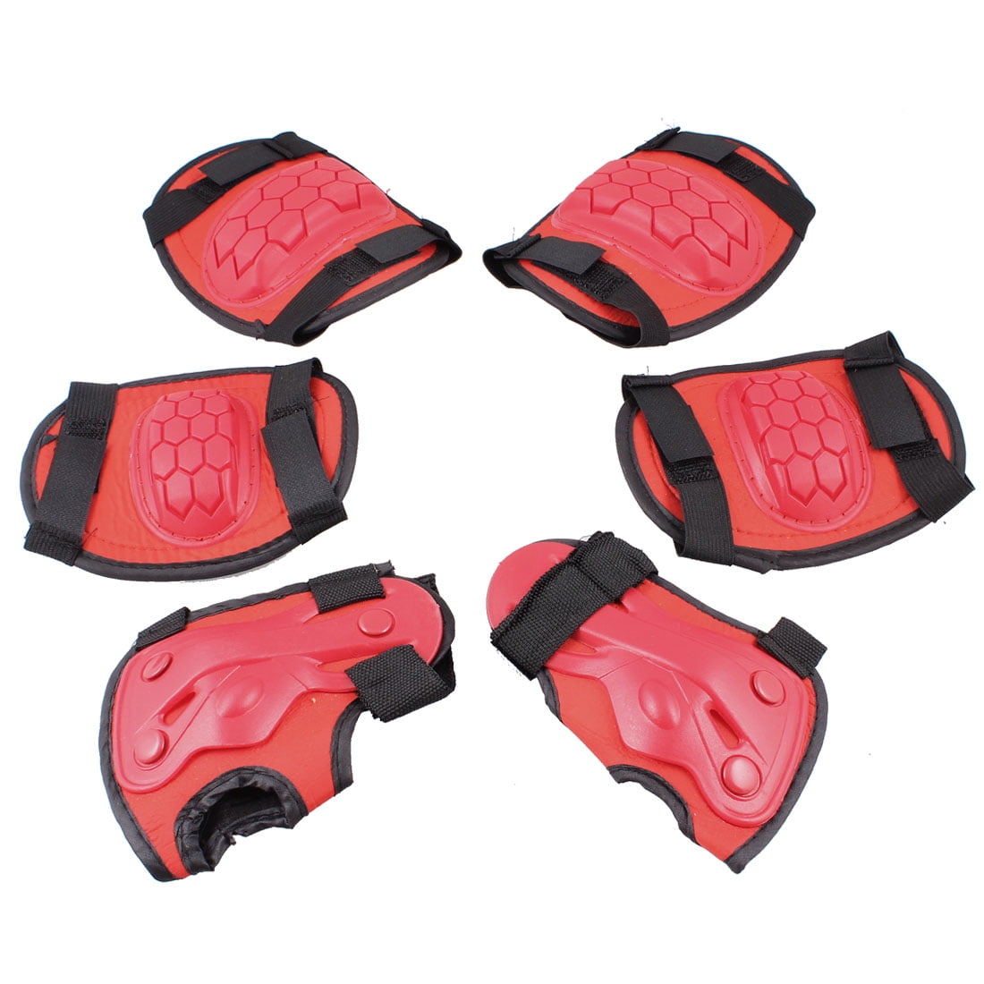 Kid s Skating Skateboard Sports Wrist Support Guard Elbow Knee Pads Set by Unique-Bargains