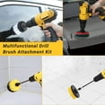 thumbnail image 3 of Drill Brush Attachment Set Multifunctional Nylon Cleaning Brushes with 6 Drill Brushes, 9 Scouring Pads, 3 Sponges, 2 Fabric Pads, 1 4-Inch Pad & 1 Extension, 3 of 6