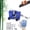 Blue+3, variant on Chainsaw Sharpener, Portable Hand-Crank Chain Saw Sharpener Tool with Grinding Burrs, Manual Chainsaw Blade Sharpener for Woodworkers & Gardeners, Fits Most Chains