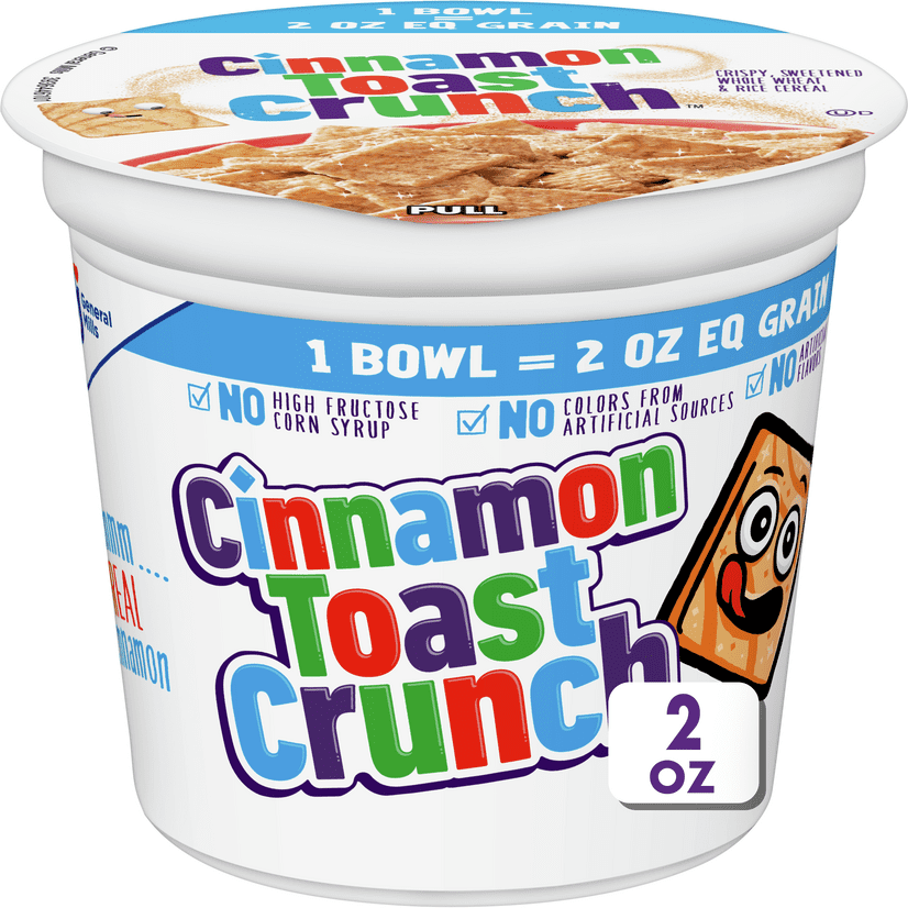 Cinnamon Toast Crunch Breakfast Cereal Cup, 2 oz